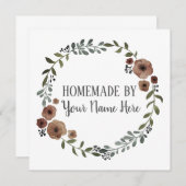 Homemade Cookie Cake  Craft Floral Wreater (Voorkant / Achterkant)