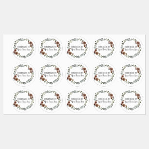 Homemade Cookie Cake  Craft Floral Wreater Labels