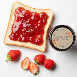 Homemade Cookie Cake  Craft Floral Wreater Ronde Sticker