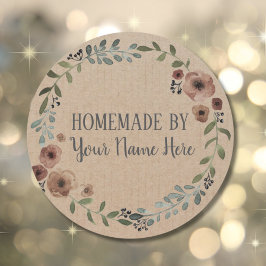 Homemade Cookie Cake  Craft Floral Wreater Ronde Sticker