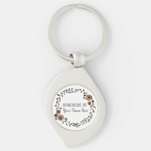 Homemade Cookie Cake  Craft Floral Wreater Sleutelhanger (Voorkant)