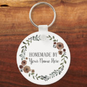 Homemade Cookie Cake  Craft Floral Wreater Sleutelhanger (Voorkant)