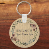 Homemade Cookie Cake  Craft Floral Wreater Sleutelhanger (Voorkant)