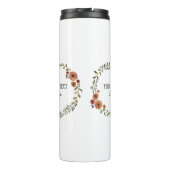 Homemade Cookie Cake  Craft Floral Wreater Thermosbeker (Achterkant)