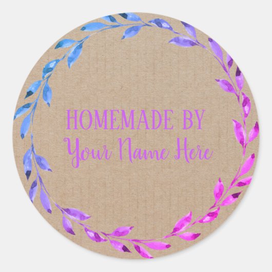 Homemade Cookie Cookie Cake Craft Home Label (Voorkant)