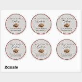 Homemade Cookies Bakery Labels Packaging Stickers (Vel)