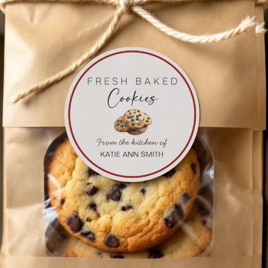 Homemade Cookies Bakery Labels Packaging Stickers