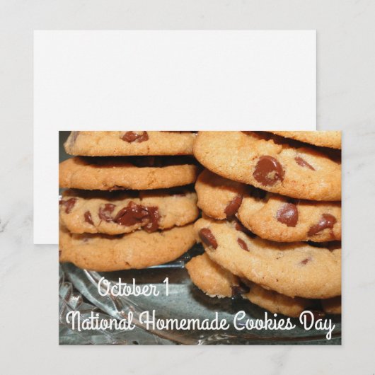 Homemade Cookies Briefkaart (Voorkant / Achterkant)