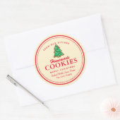 Homemade Cookies Gingerbrood Ronde Sticker (Envelop)