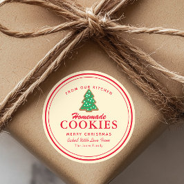 Homemade Cookies Gingerbrood Ronde Sticker