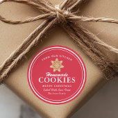 Homemade Cookies Gingerbrood Ronde Sticker