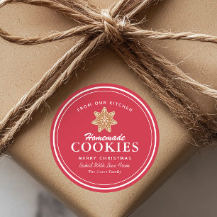Homemade Cookies Gingerbrood Ronde Sticker