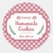 Homemade Cookies Sticker (Voorkant)