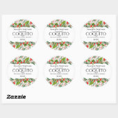 Homemade Coquito Persoonlijk Ronde Sticker (Vel)