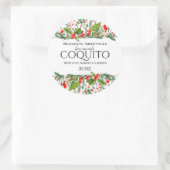 Homemade Coquito Persoonlijk Ronde Sticker (Tas)