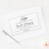 Homemade Cotton macrame wall hangende product Rechthoekige Sticker (Envelop)