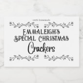 Homemade Crackers Aesthethetisch wit etiket (Enkel label)