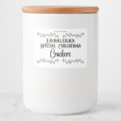 Homemade Crackers Aesthethetisch wit etiket (Voorkant)