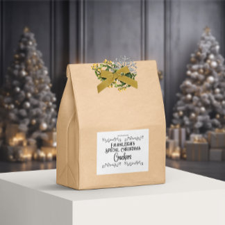 Homemade Crackers Aesthethetisch wit etiket