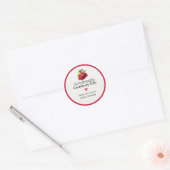 Homemade Cranberry Jelly Label Custom Sticker  (Envelop)