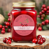 Homemade Cranberry Jelly Labels