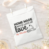 Homemade Cupcakes Classic Round Sticker Bedankzakje (Geknipt)