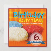 Homemade Cupcakes Verjaardag Uitnodigingen (Voorkant)