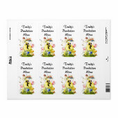 Homemade Dandelion Pick Wildflower Wine Labels (Full Sheet)