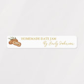Homemade Date Jam Thin Label (Design 2)