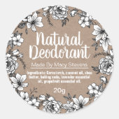  Homemade Deodorant Label (Voorkant)