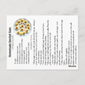 Homemade Deviled Eggs Recept Kaart (Achterkant)