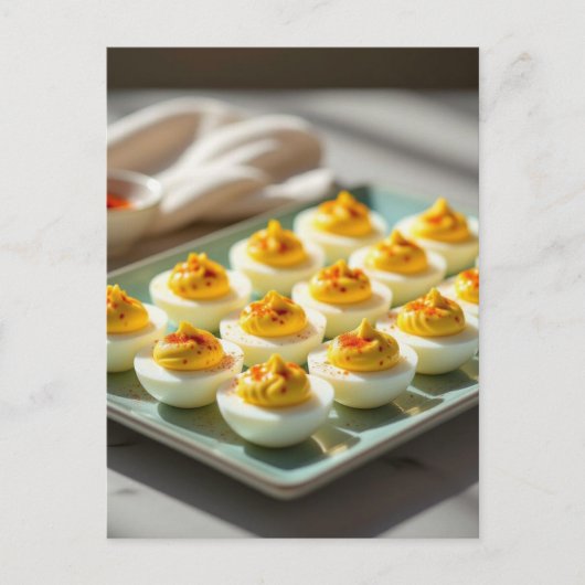 Homemade Deviled Eggs Recept Kaart (Voorkant)