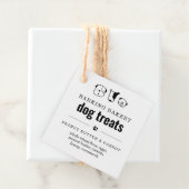 Homemade Dog Bakery Business Treat Label (In situ)