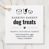 Homemade Dog Bakery Business Treat Label (Voorkant)