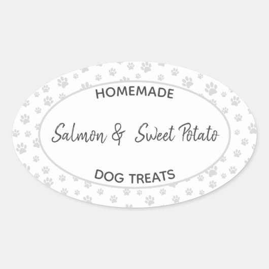 Homemade Dog Treat Label (Voorkant)