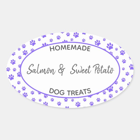 Homemade Dog Treat Label (Voorkant)