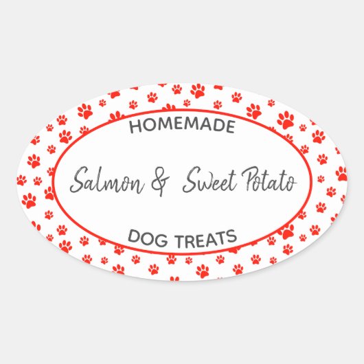 Homemade Dog Treat Label (Voorkant)