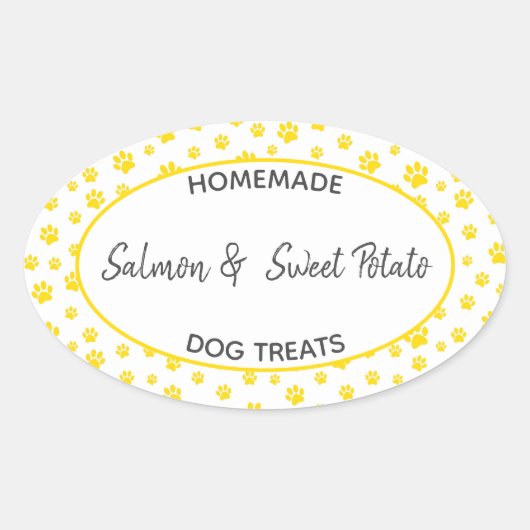 Homemade Dog Treat Label (Voorkant)