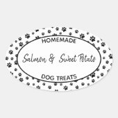 Homemade Dog Treat Label (Voorkant)