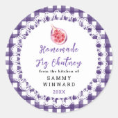 Homemade Fig Chutney Label (Voorkant)