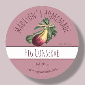 Homemade Fig Conserve Labels