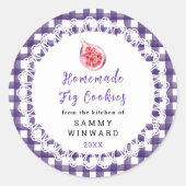 Homemade Fig Cookies Label (Voorkant)