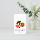 Homemade fig Jam Jelly behoudt figuren in de vorm  Visitekaartje (Staand voorkant)