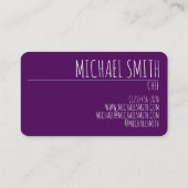 Homemade fig Jam Jelly behoudt figuren in de vorm  Visitekaartje (Achterkant)