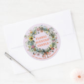 Homemade Floral Scented Candle Label Sjabloon (Envelop)