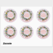 Homemade Floral Scented Candle Label Sjabloon (Vel)