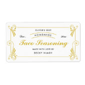 Homemade Food Labels - gebarsten goederen, conditi (Voorkant)