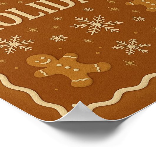 Homemade for the Holidays Poster | Gingerbread (Hoek)