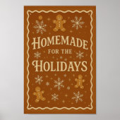 Homemade for the Holidays Poster | Gingerbread (Voorkant)