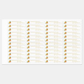 Homemade Gemengde Citrus Jam Dunne Verzegeling Lab Labels (Vel)